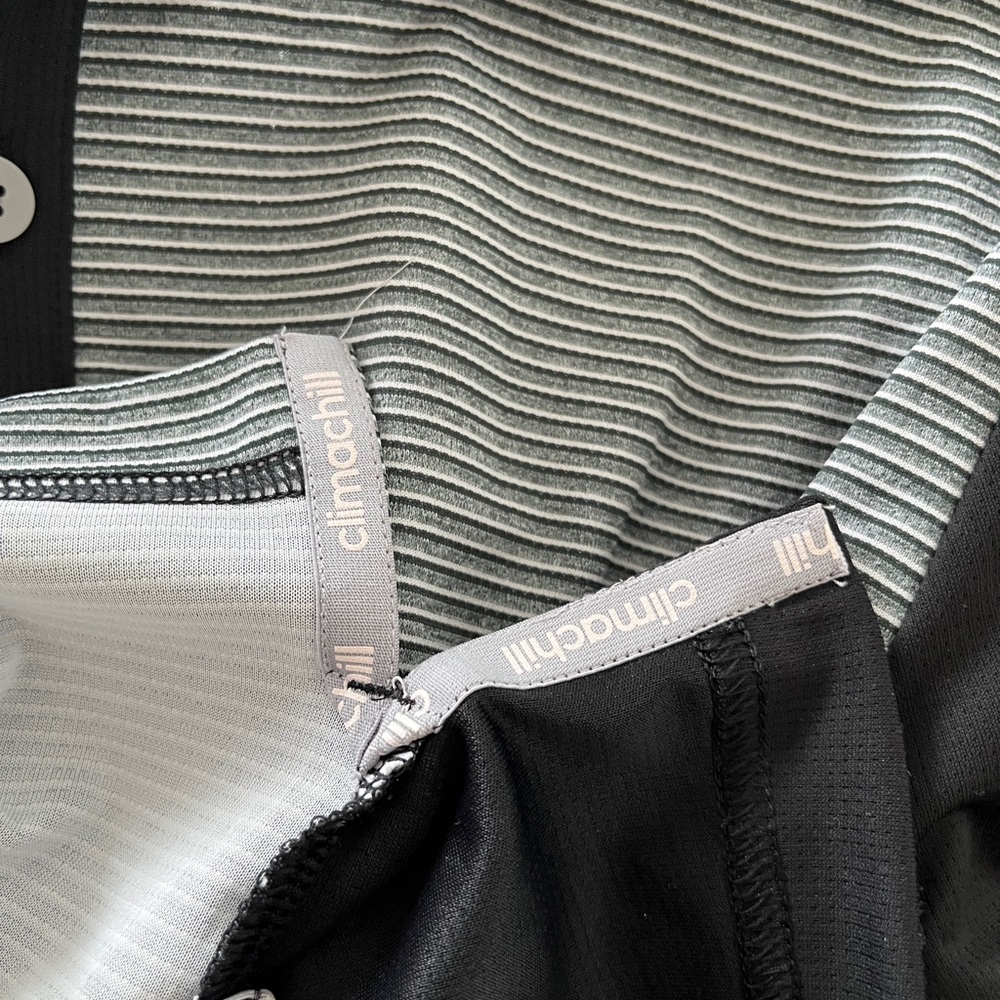 ADIDAS Short Sleeve Polo Striped Shirt Climachill Golf Athleisure Casual Resort - Picture 7 of 14